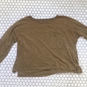 Olive Green Madewell Top